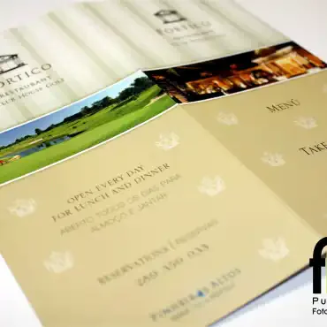 Menus Take Away – Restaurante Pórtico